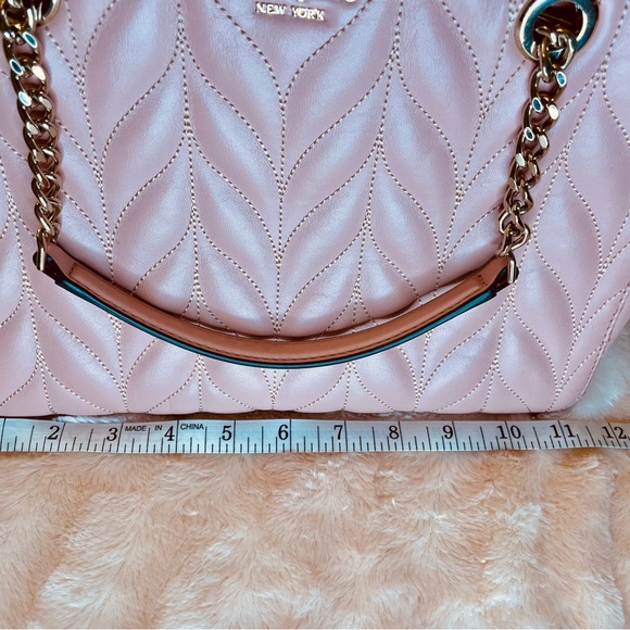 Kate Spade Brier Lane Pink Quilted Leather Shoulder Bag. - Picture 4 of 14